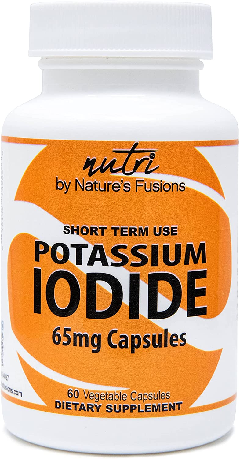 Nutri Potassium Iodide Tablets 2 Pack Potassium Iodine Tablets 